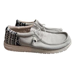 HEYDUDE Men's Wally Funk slip-on casual shoes size 8